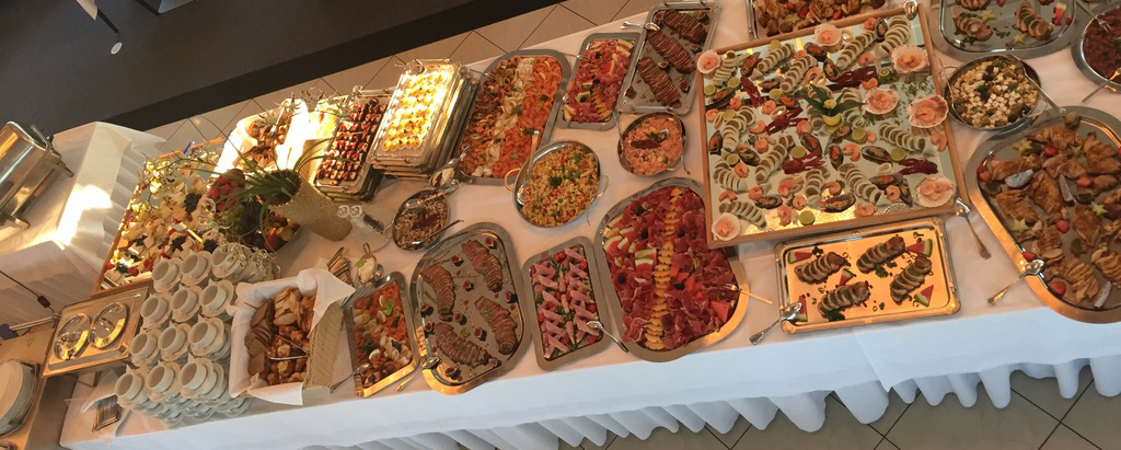 A table full of delicious food.